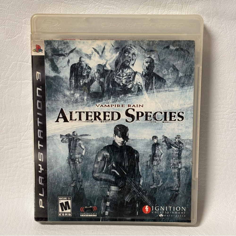 Vampire Rain: Altered Species (Sony PlayStation 3, 2008) with Manual Tested Game